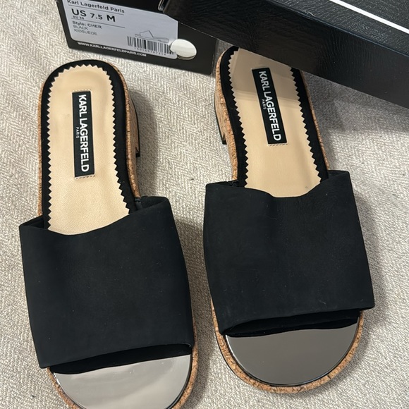 Karl Lagerfeld Paris Sandals 7.5 - Picture 5 of 5